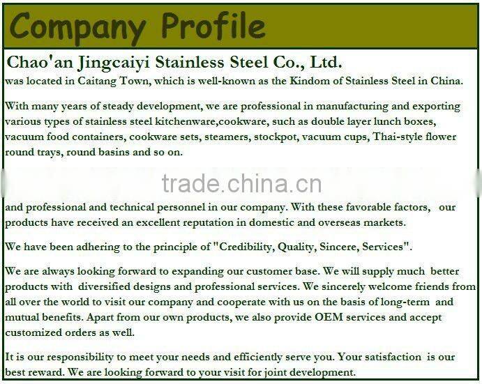 20-70CM Stainless Steel Dinner Plates