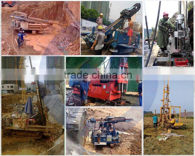light and portable aluminium alloy drilling rig XY-3T total weight 700kg,portable for hydro power, foundation