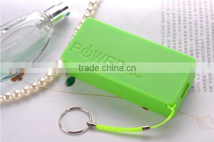 Slim keychain style portable usb charger power bank 5200mah