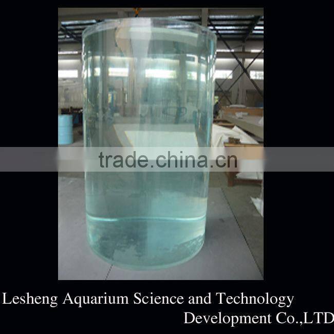 big transparent acrylic cylinder aquarium with best price