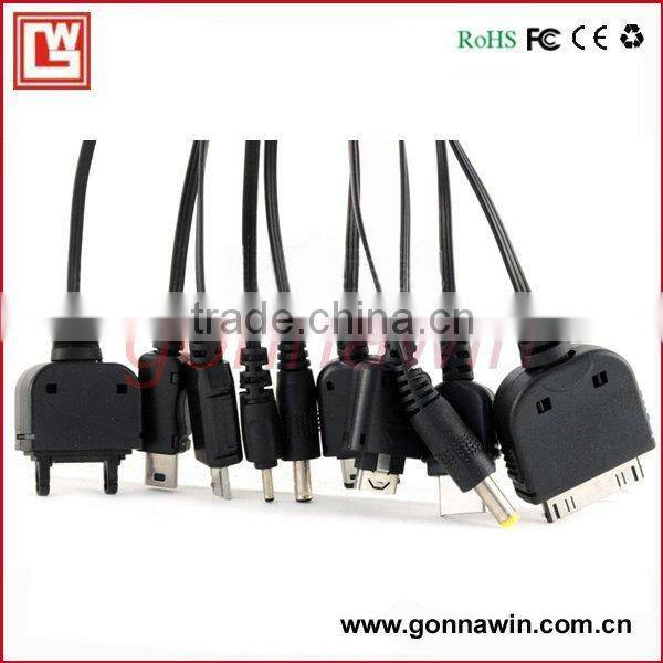 10 in 1 Universal multi USB Charger Cable for iPod PSP for iPhone 3G MP3/MP4