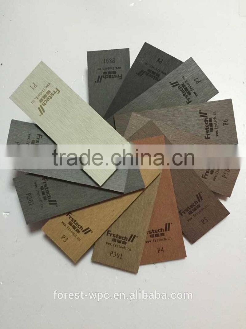 grooved deck board composite wood