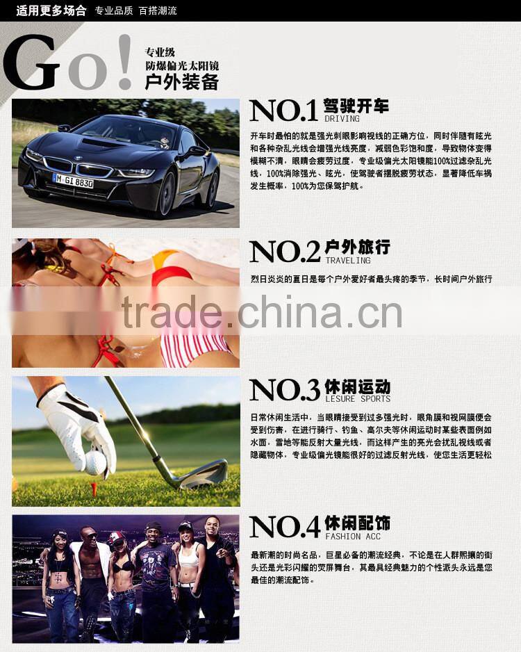 2015 hot sale fashion classic decorated sunglasses for men and women