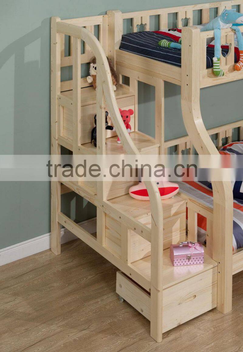 2015 hot sale wooden kid bumk bedroom furniture