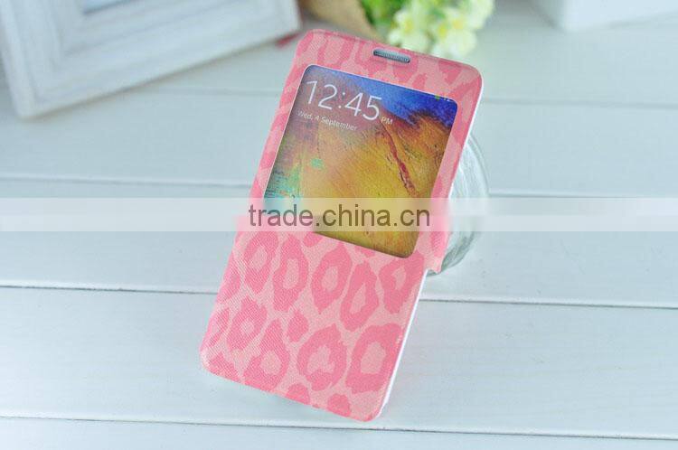 Digital printing leather phone case for samsung galaxy note 3