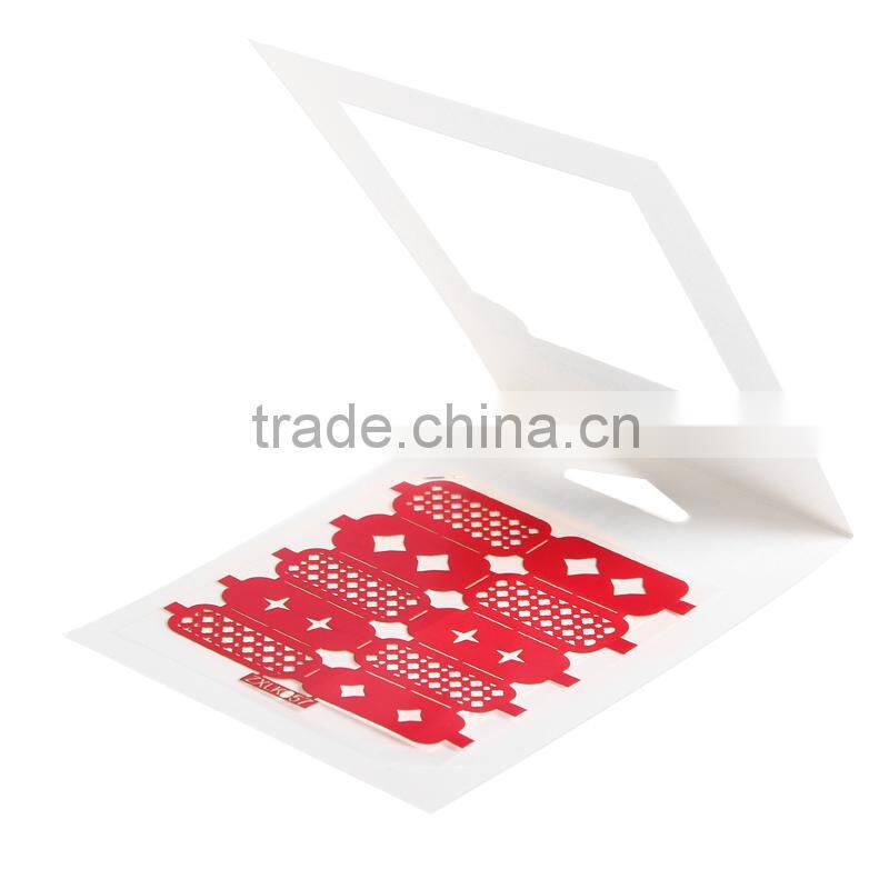 drawing makeup reusable nail vinyl stencil