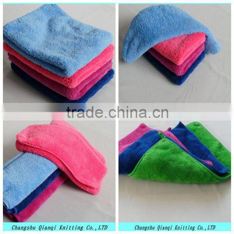 100% polyester plush fleece fabric