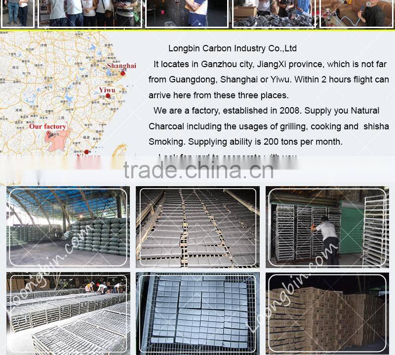 longer burning time and higher heat value charcoal wholesale