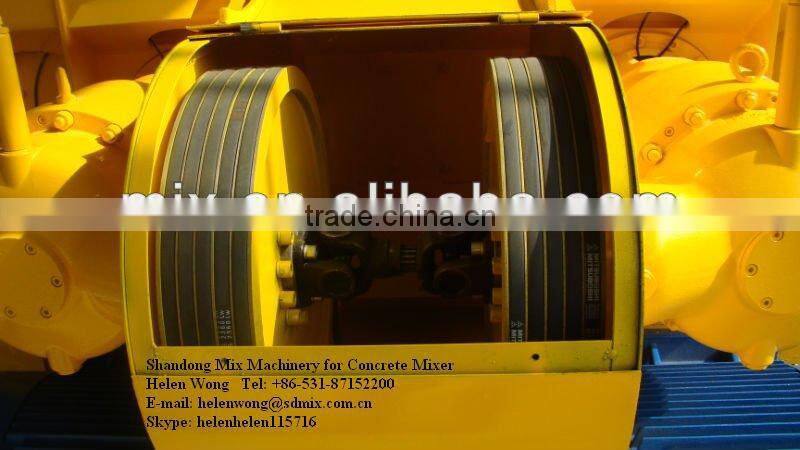 1000L twin shaft concrete mixer in concrete batching plant