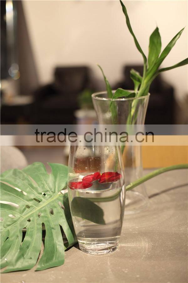 handmade different shaped chinese glass flower vase for home decoration