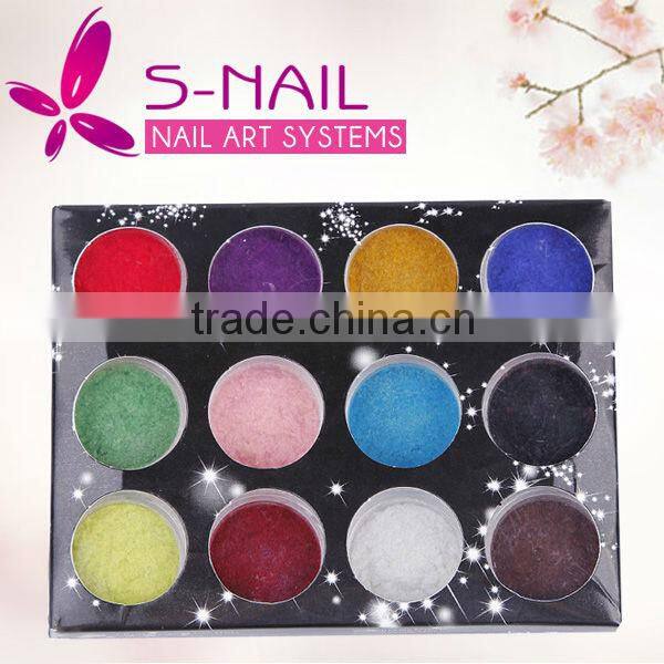 Nail art Velvet powder, flocking powder, 32 popular Colors