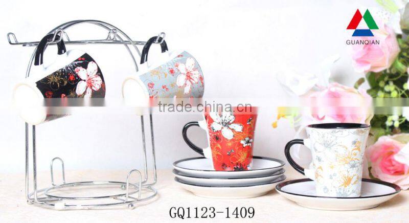 High quality handpainted ceramic mug 3d ceramic mug