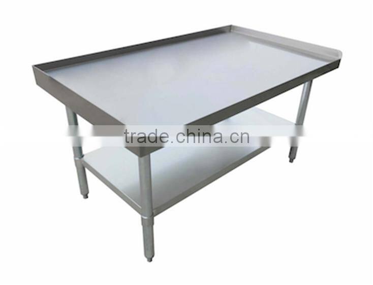 NSF approval detechable stainless steel equipment stand/work table for commercial kitchen or restaurant