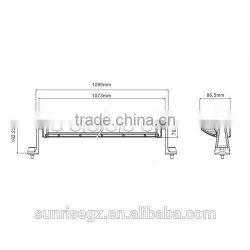 10W per LED,200W CRE LED Work Light Bar,Cre LED Mining Bar,for ATV SUV JEEP Offroad Vehicle(SR-BC10-200A,200W)Spot/Flood/Combo