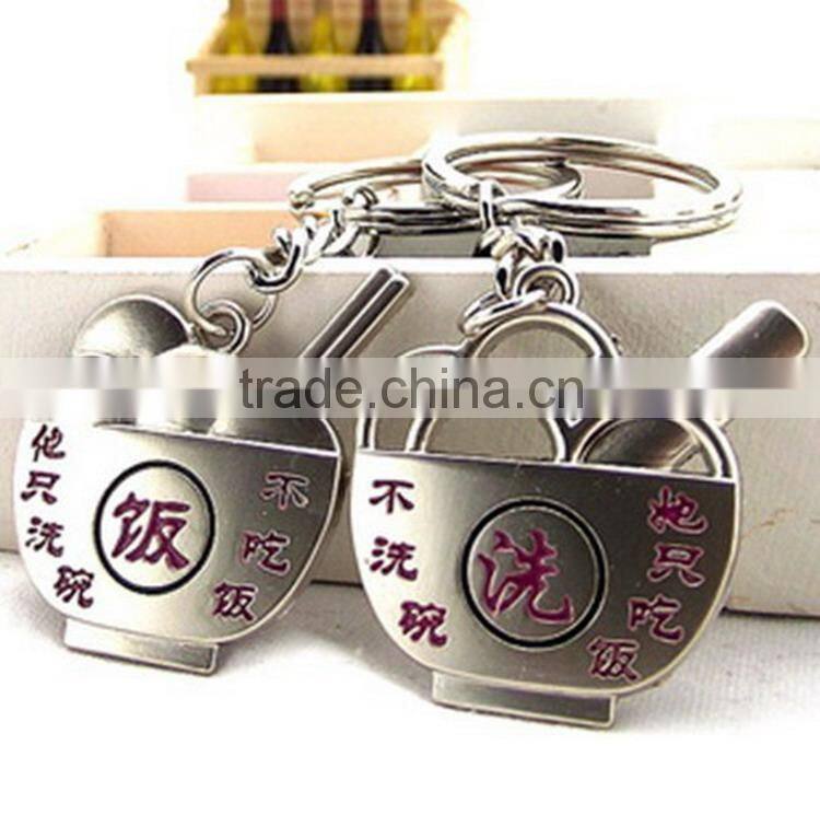 2015 China hot selling personalized gifts,custom metal keychain, metal key holder