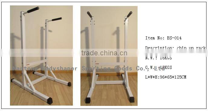 2015 hot chin up rack dip station wall-mounted gym workout fitness equipment weight bench press bench
