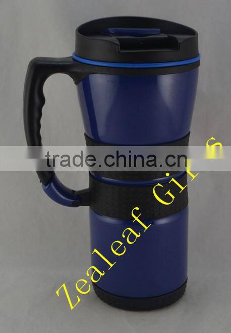 160Z Double Wall Stainless Steel Travel Mug With a clip on Handle