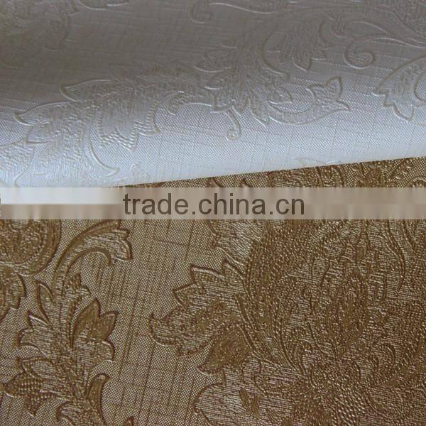 PVC sythetic upholstery leather with traditional Chinese design ,use for home decoration,bedroom ,living room