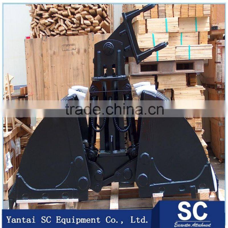 hydraulic Clamshell Grab Bucket for Mini Excavator