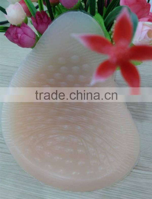 KVS light silicone fake breast form for mastectomy breast cancer woman backside massage effect design false artificial boobs