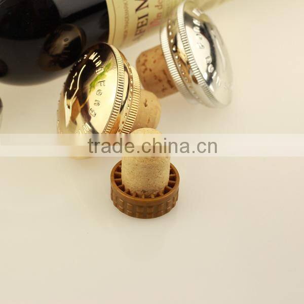 2015 new degin fancy caps empty vodka glass bottles stoppers