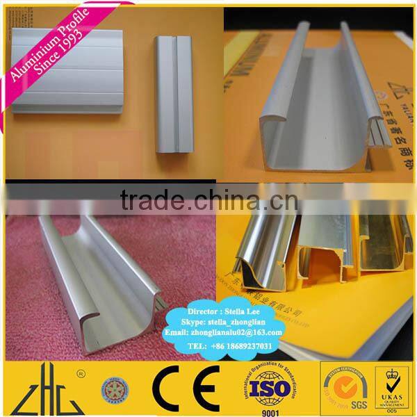 Top ten factory Zhonglian name aluminium profile prices aluminum railings for balconies/wood color aluminum gates fence rails