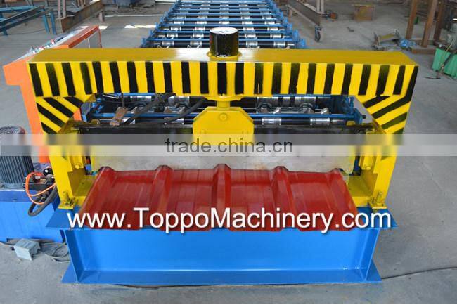 Hebei Trapezoidal Colored Metal Wall Panel Roll Forming Machine Building and Construction Equipment