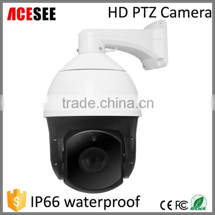 CCTV 1080p 2mp hd optical zoom ir outdoor high speed dome auto tracking p2p hd ptz ip camera