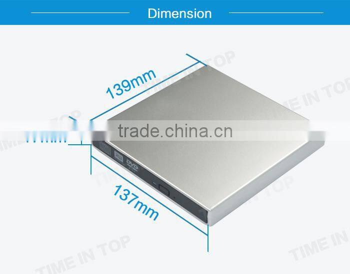 Portable Silver USB2.0 DVD Writer