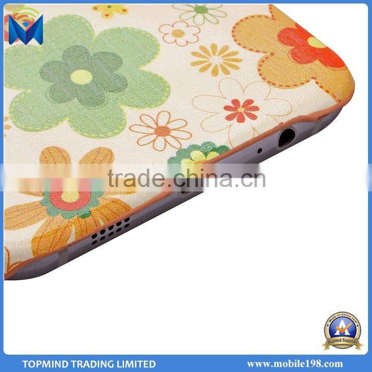 Latest Colored Drawing Phone Case for Samsung Galaxy S6 Edge Back Cover Case