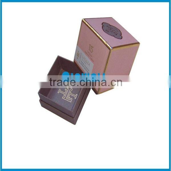 Paper Material and Accept Custom Order luxury candle packaging box