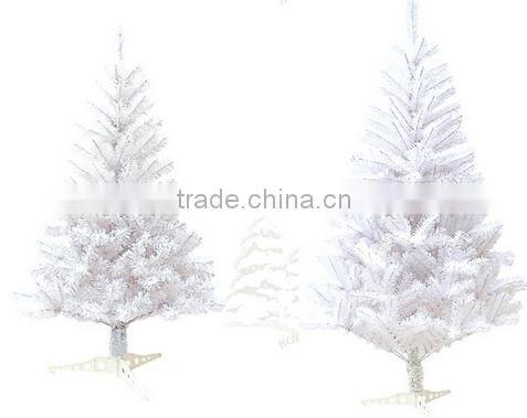 Gen exhibition 60 cm optical fiber tree shine led lights PVC small Christmas tree, Christmas decoration products for export