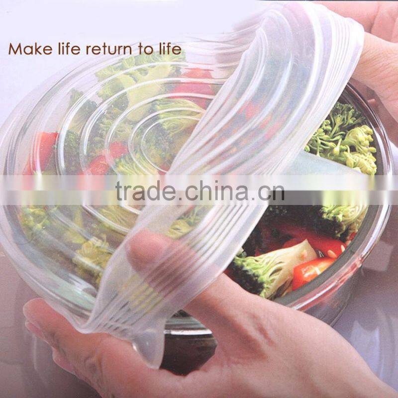 Custom LFGB Bottle Cups Lids Closures 8 pack Silicone Stretch Lid