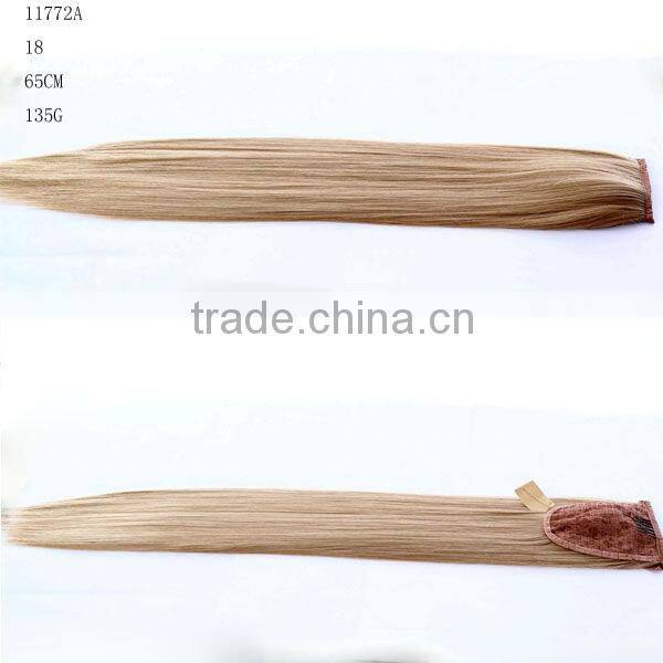 clip hair extensions blonde color straight