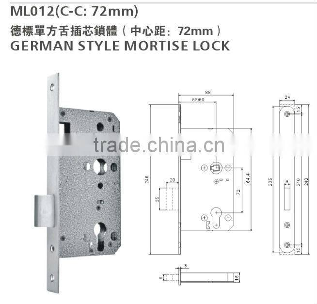 bathroom safe lock dead bolt lock cylinder