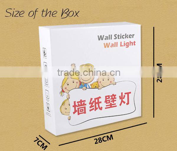 Factory Price New items Wallpaper night light 3D night lamp seven styles wall lighting.
