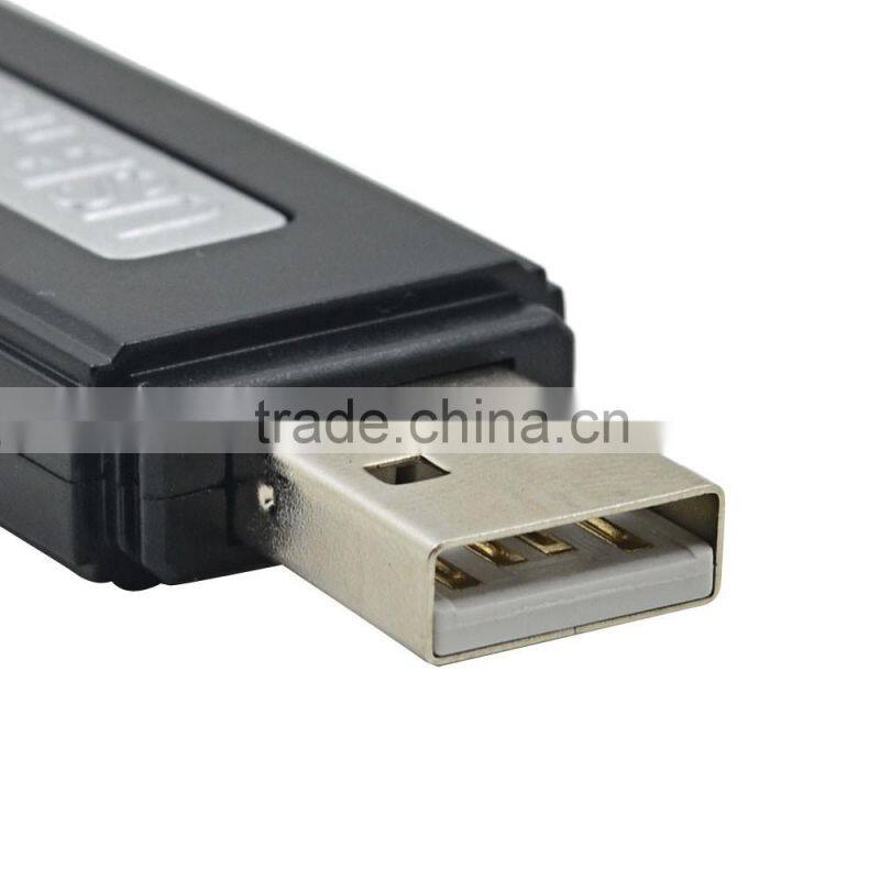 2016 new arrival High Quality Digital USB Voice Recorder 8GB Mini Dictaphone WAV Audio Recorder USB Flash Drive Recording Pen