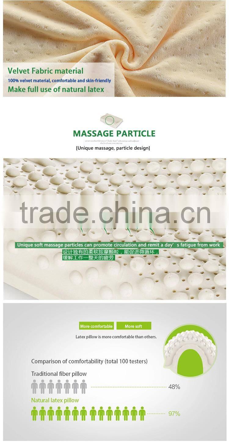 XD-KM004 60*40*10/12 45D living room furniture pain free pillow/health latex pillow