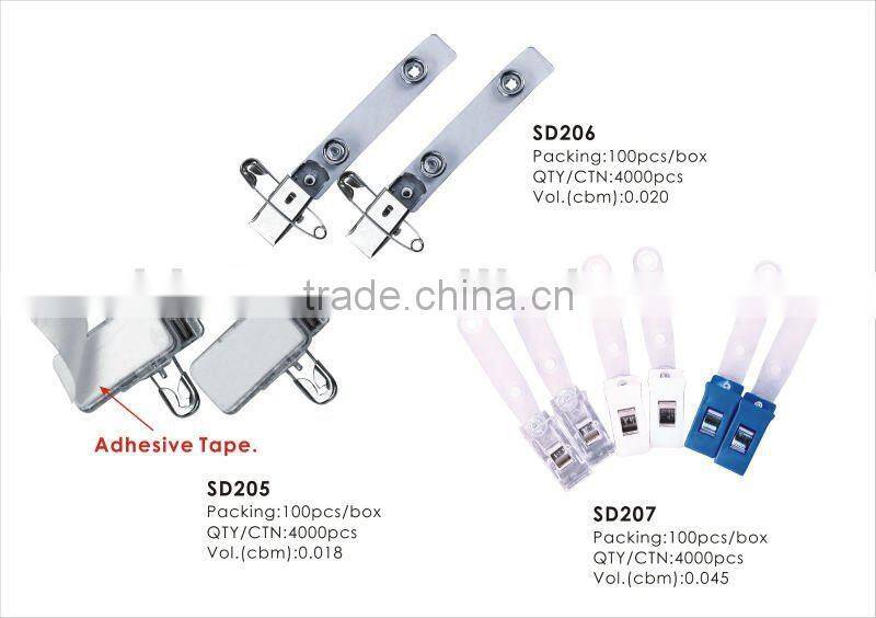 New Design Plastic Name Badge Clips