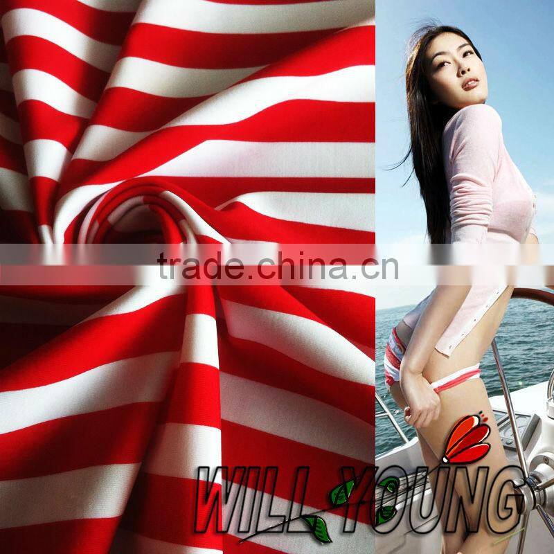 Free sample available 4 way stretch lycra fabric Stretch fabric lycra stock lot fabric Swimming fabric