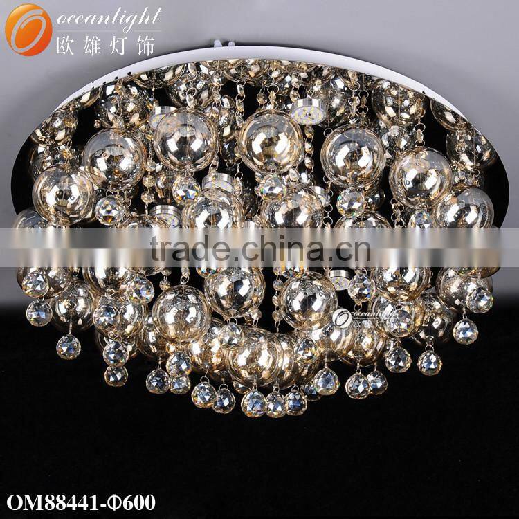 glass crystal bubble ceiling lamp modern for house deco OM88441