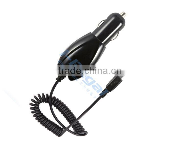Many Color 5v USB Car Charger For Samsung Car Mobile Charger With Micro USB Cable
