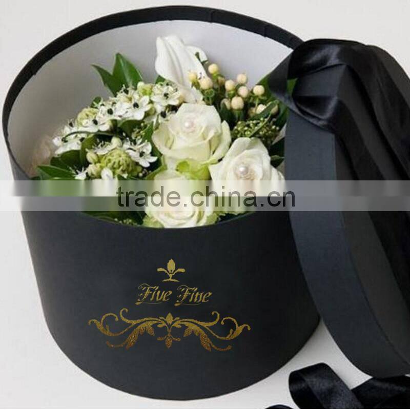 High quality round flower box / rectangle flower box / square flower box with custom logo
