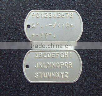 Manual metal dog tag embossing machine