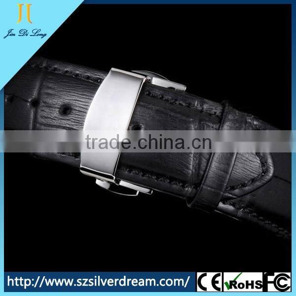 2016 Automatic Mechanical Tourbillion Men's Watch Fashion Genuine Leather Skeleton Wrist Watch
