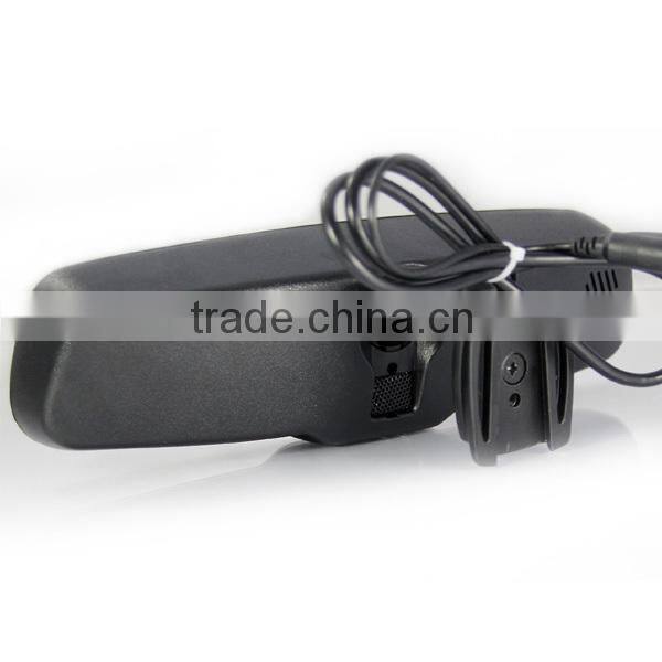 Bluetooth hands free car kit SIRI function car rear view mirror with 4.3inch digital monitor and rear camera display
