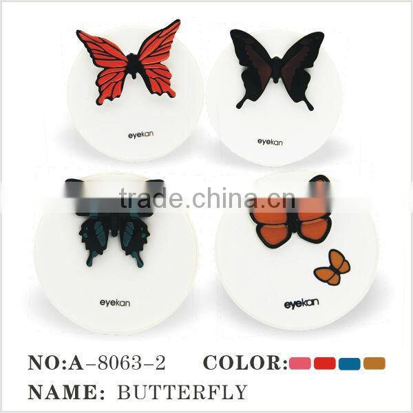 kaida A-8063-2 butterfly plastic contact lens case