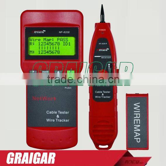 Multipurpose Network LAN Cable Tester NF-8208 Cable Continuity Tester inspection Wire Tracker tester Wire Circuit Analyzer RJ45