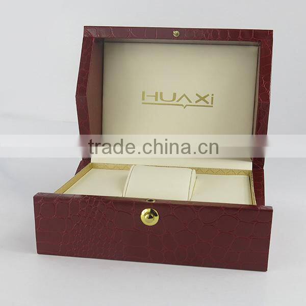 2016 New Design Special Crocodile Wood Watch Box