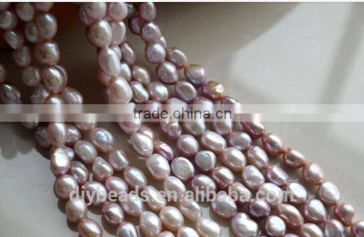 10-11mm Natural white Freshwater pearls AAA grade baroque Pearls
